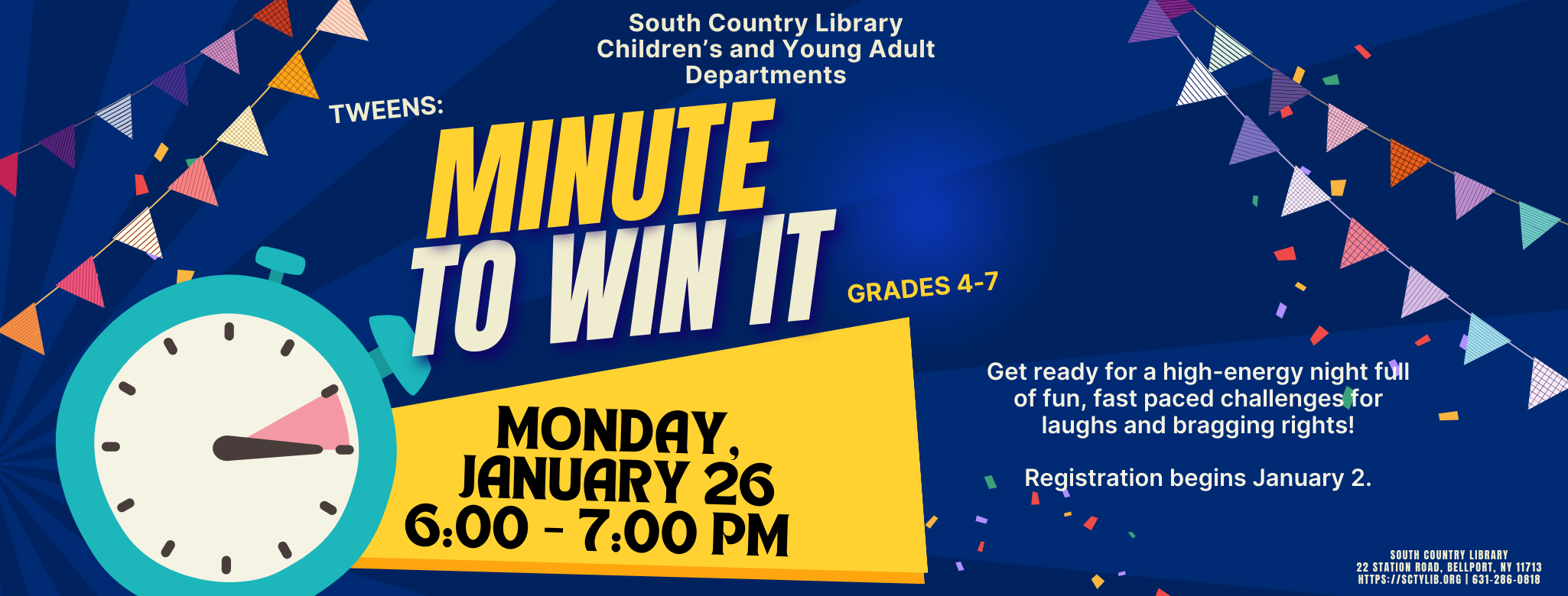 Tween Minute to Win It